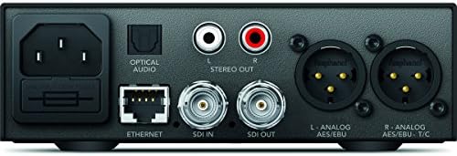 עיצוב Blackmagic Teranex Mini SDI To Audio 12G | SD HD Ultra HD תומך בממיר